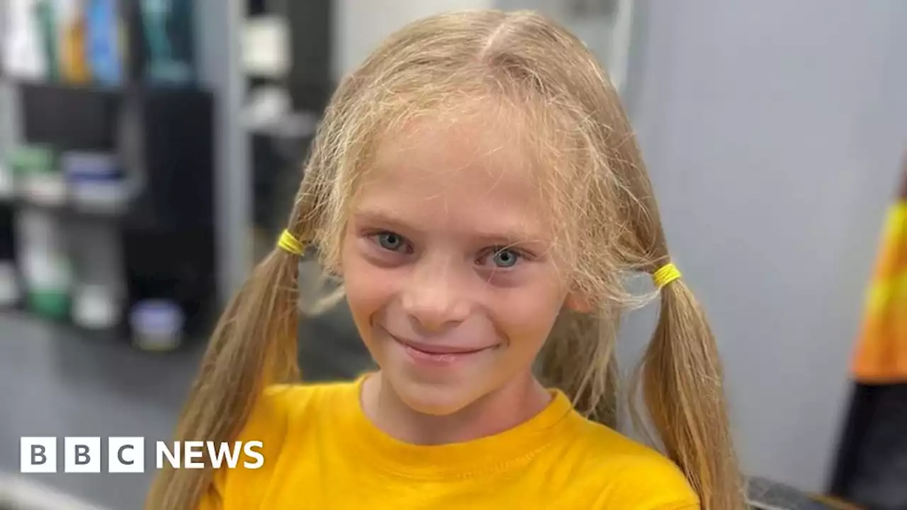 Boy, seven, has hair chopped by 17 inches for wig charity