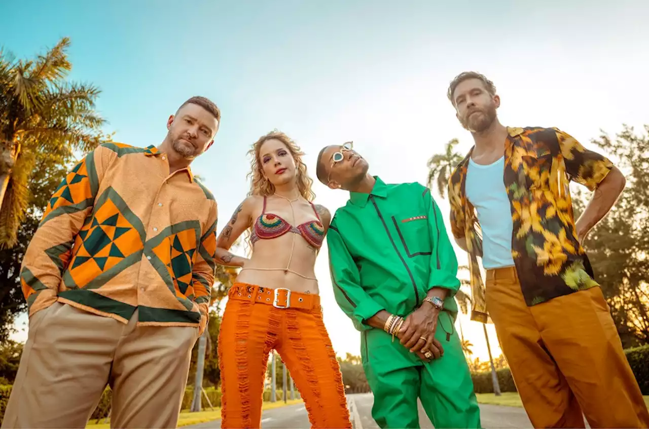 The Video for Calvin Harris’ ‘Stay With Me’ Is Like Being Inside a Kaleidoscope With Halsey, Justin Timberlake & Pharrell