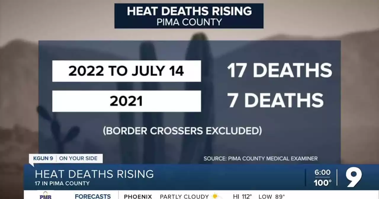 Heat deaths rise in Pima County