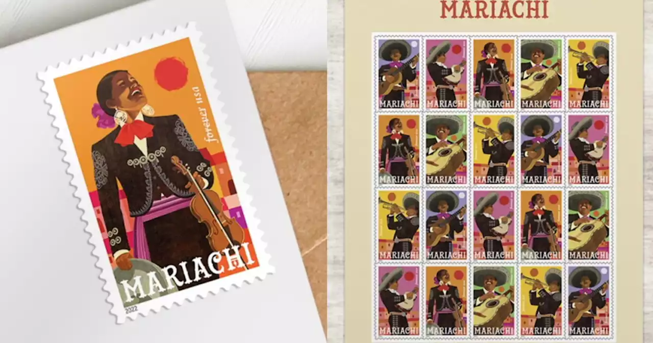 Meet The Sometimes California-Based Artist Behind A New Series of Mariachi Postal Stamps