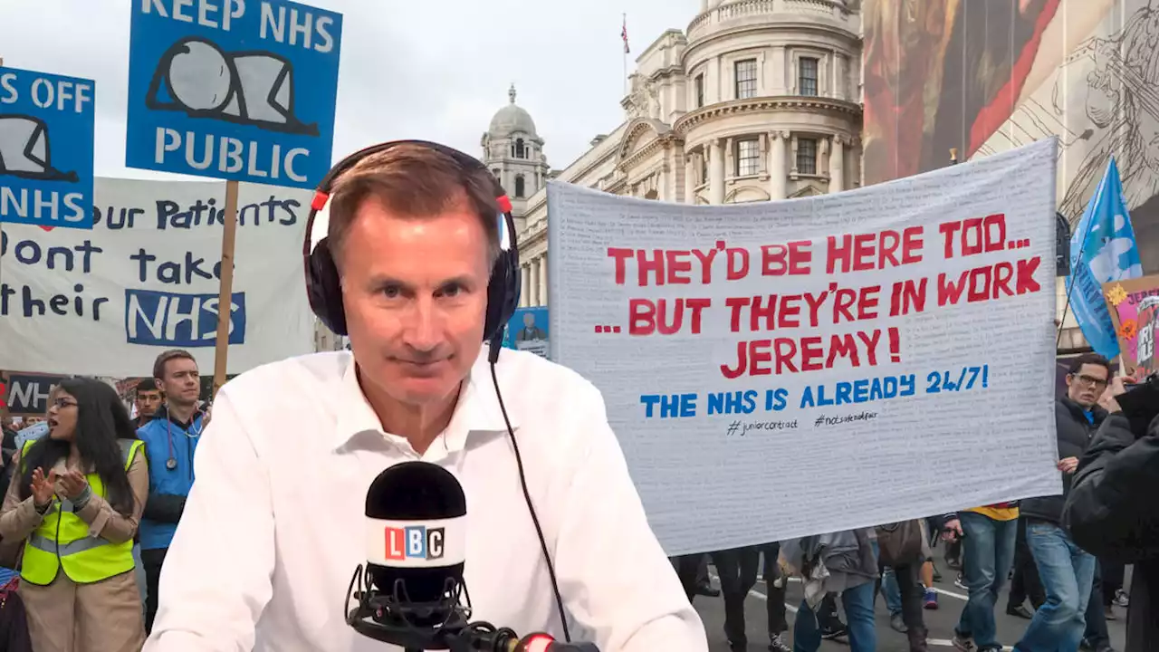 Hunt admits he thought NHS 'needed more resources' while he was Health Secretary