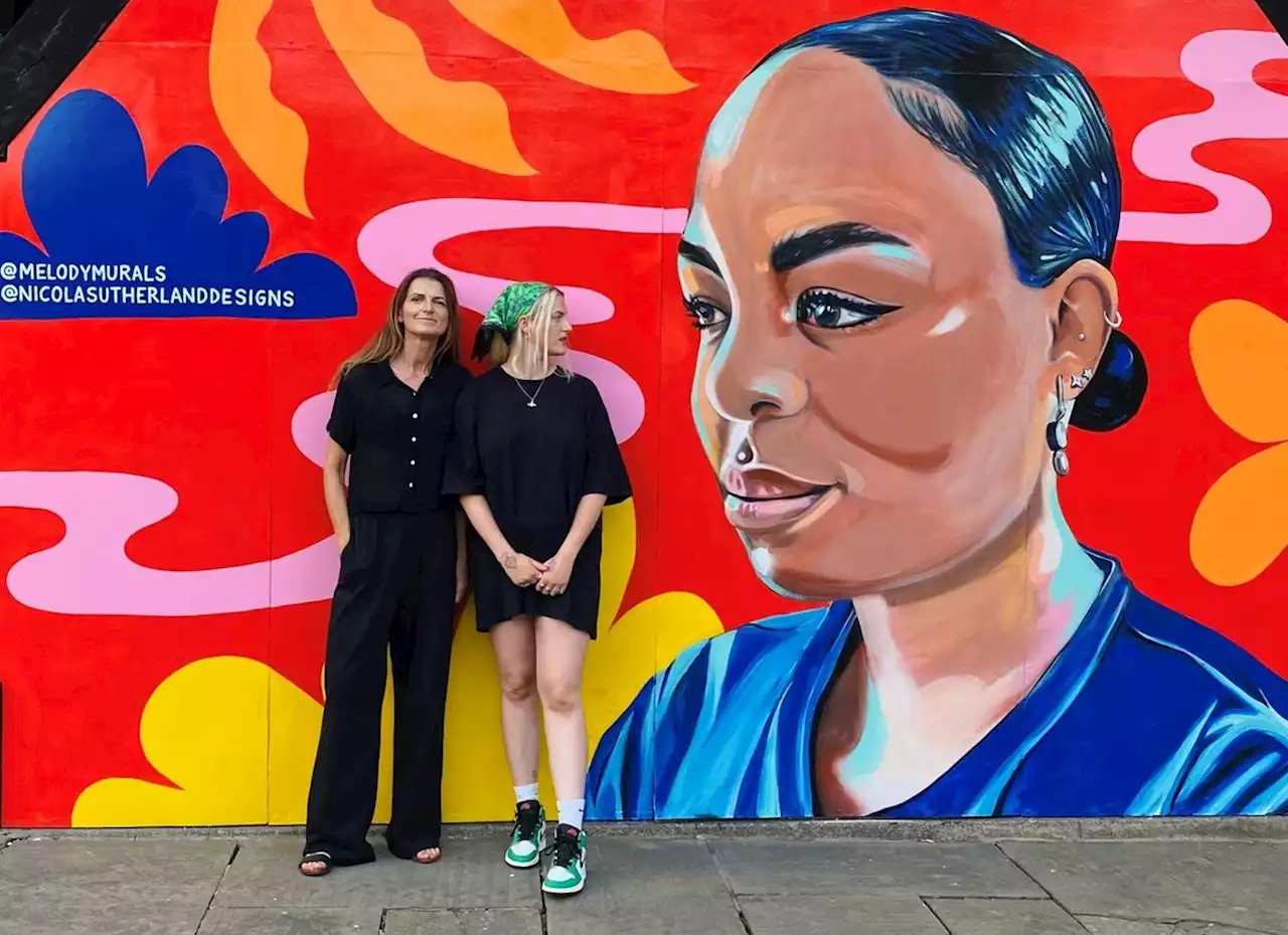 The inspiring story behind huge new mural painted by a Leeds mum and daughter