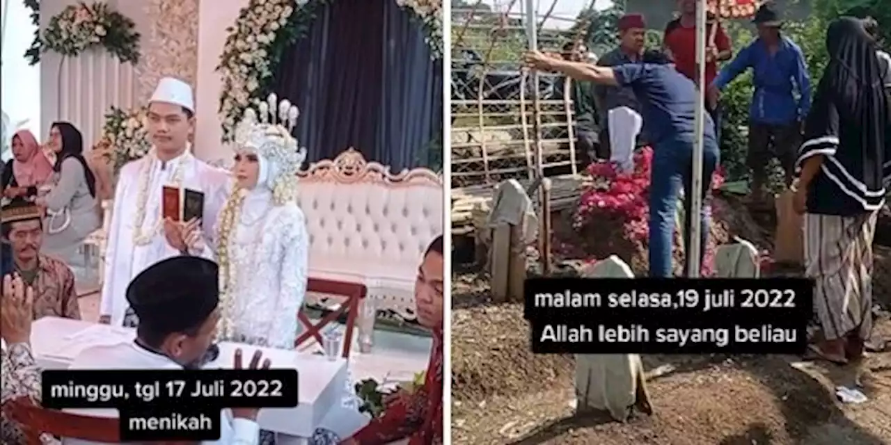 Kisah Pilu Pria yang Baru Dua Hari Menikah Ditinggal Istri untuk Selamanya | merdeka.com