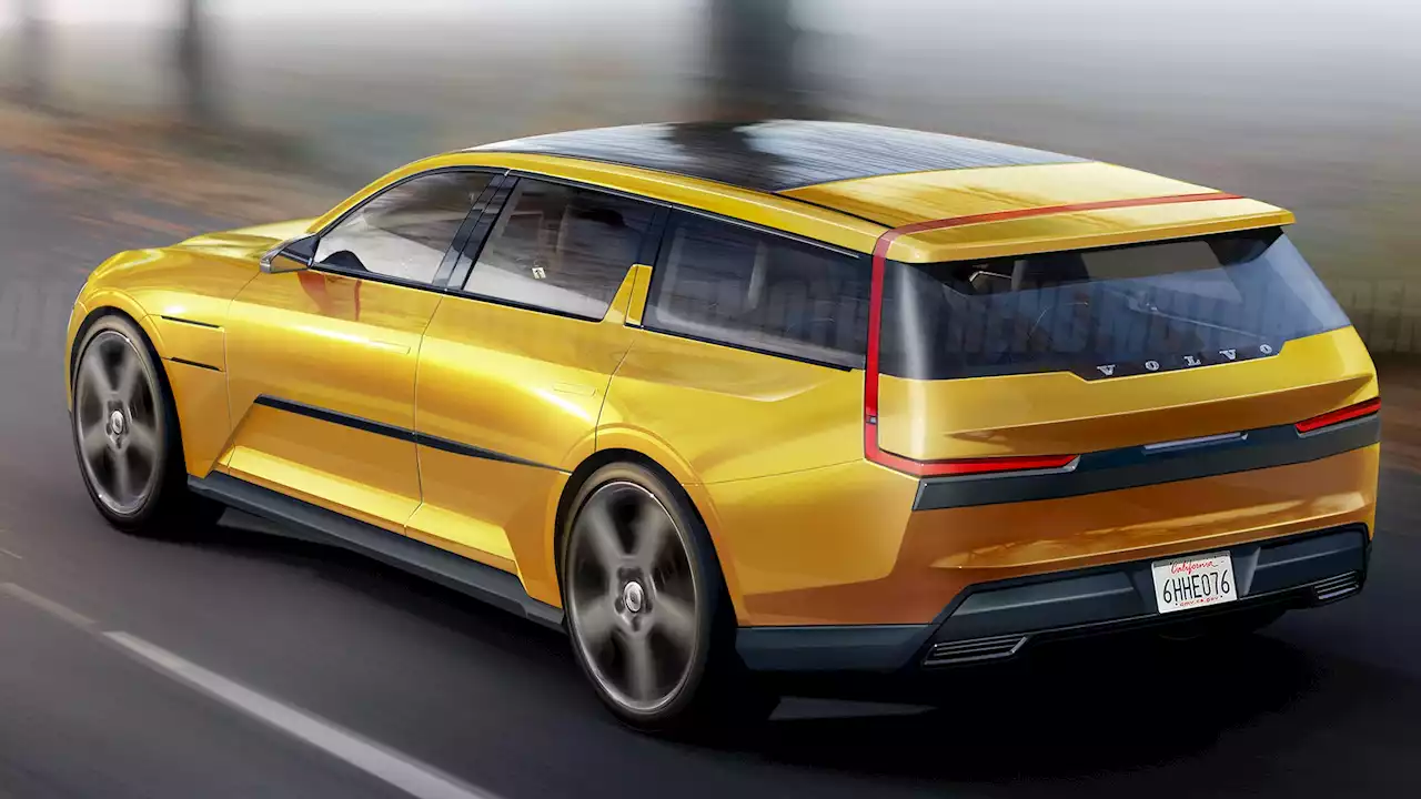 Imagine a Volvo V60 R for the Electrified Era