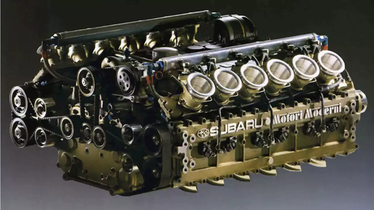 That Time Subaru Built a Flat 12-Cylinder Engine for F1 Racing