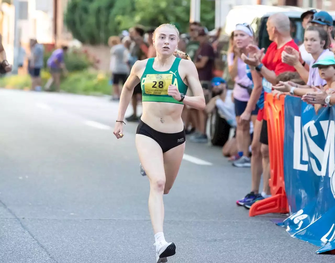 Hayley Kitching, Brian Fuller take first in Harrisburg Mile elite division