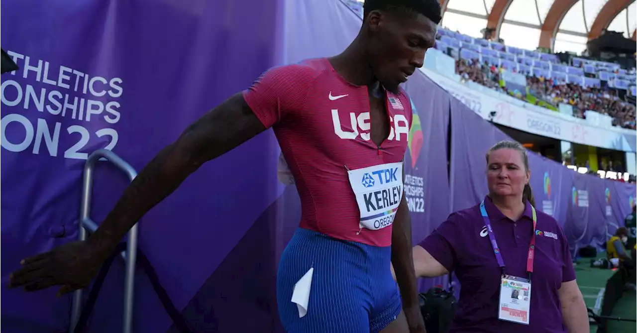 U.S. world relay hopes take a hit as Kerley out with injury