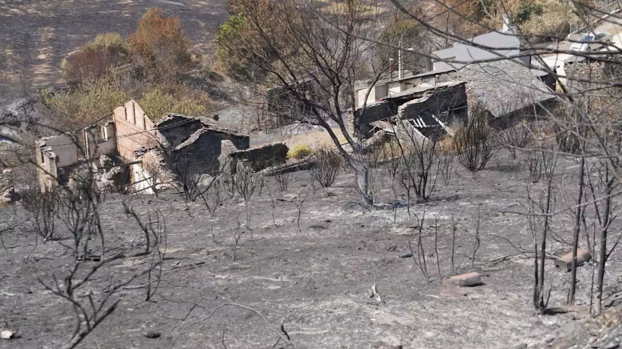 'What is left to burn?': Spanish villagers return to smouldering homes in Galicia