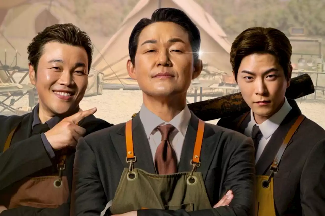 Shin Seung Hwan, Park Sung Woong, And Hong Jong Hyun Mean Business In Poster For New Camping Reality Show