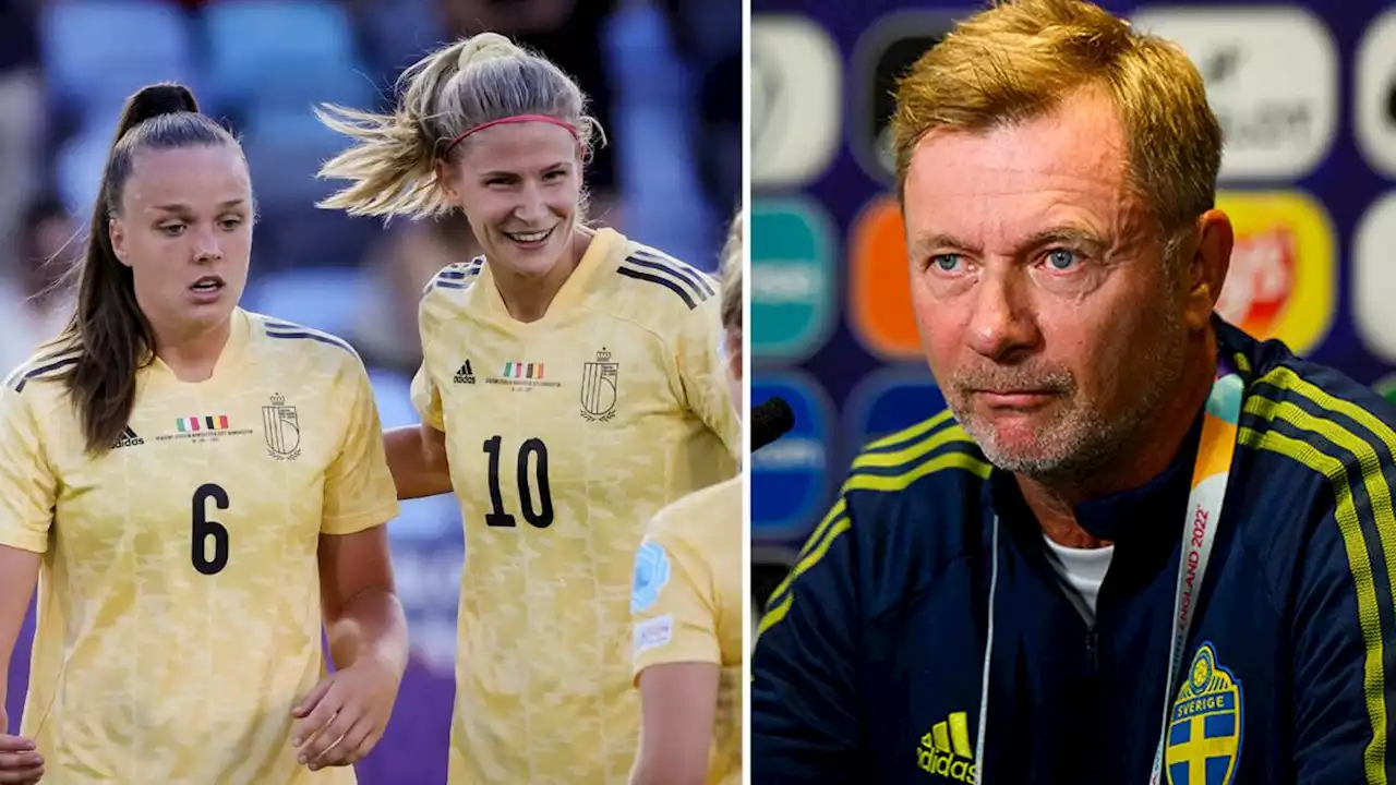 Fotboll: Gerhardssons knep mot Belgien: ”Det här kan vi ha användning för”