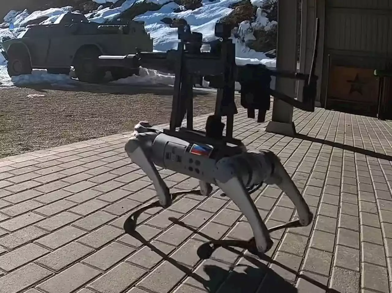 Skynet? Vídeo mostra cão robô atirando com metralhadora