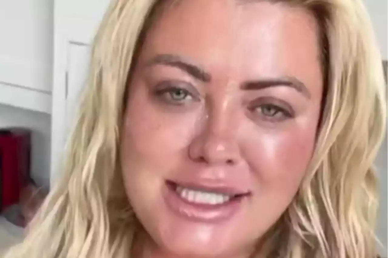 Fresh-faced Gemma Collins goes makeup-free as she makes the most of the heatwave