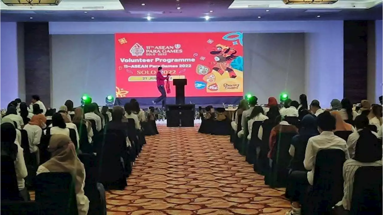 1.300 Orang Lolos Seleksi Volunteer ASEAN Para Games 2022