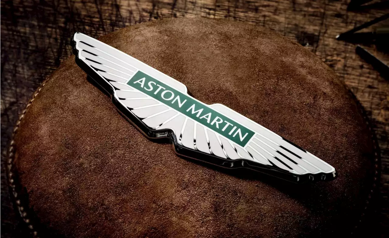 Peter Saville gives Aston Martin wings logo an overhaul for a new era