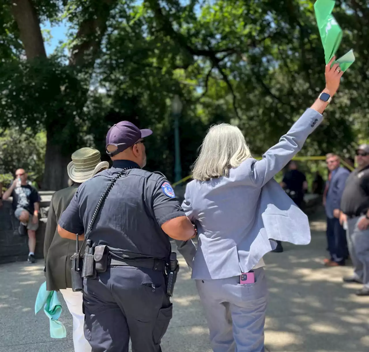 Reps. Clark, Pressley arrested outside Supreme Court at protest over abortion rights