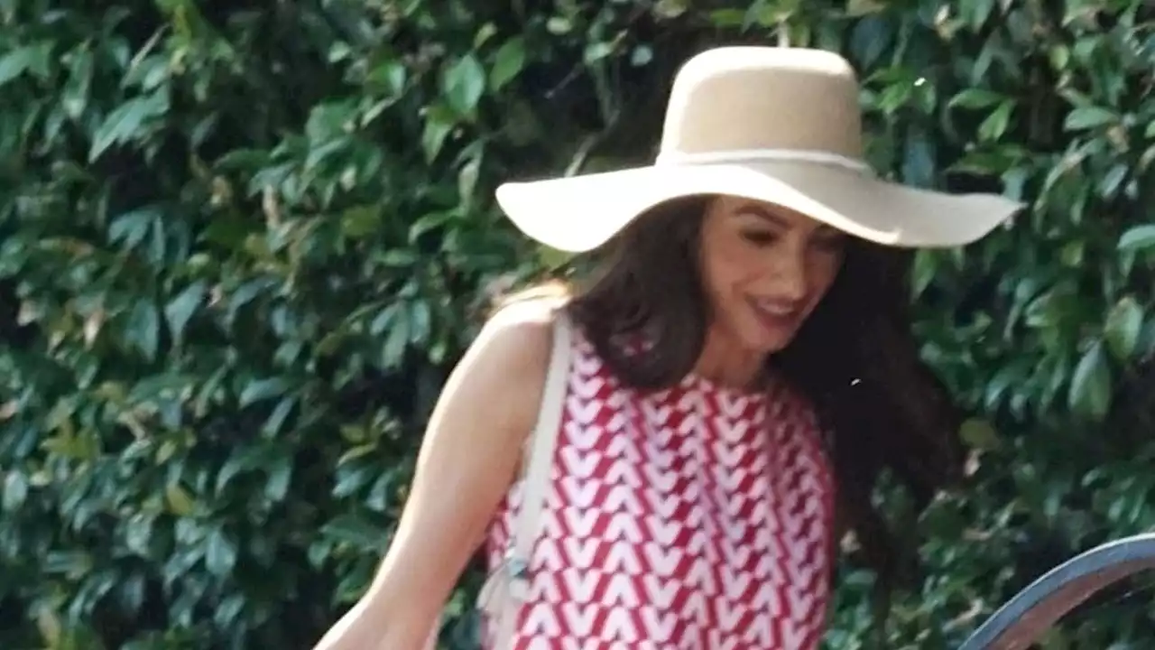 Amal Clooney’s Summer Wardrobe Weapon Is The Minidress