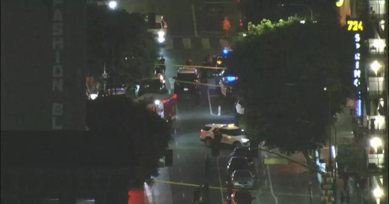 At least 4 people shot in downtown LA; at least 4 suspects at large