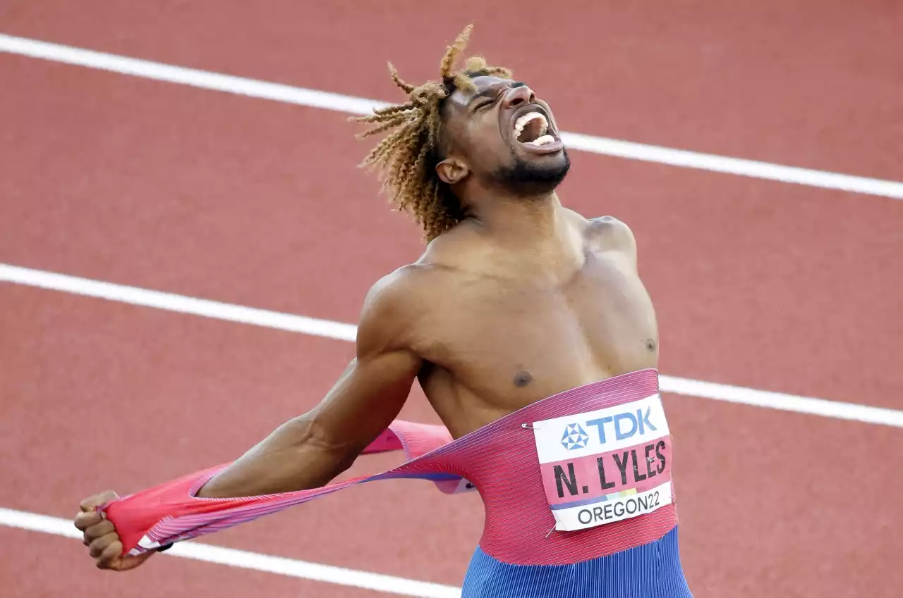 WORLD ATHLETICS CHAMPIONSHIPS: Noah Lyles retains 200m crown as Americans sweep podium