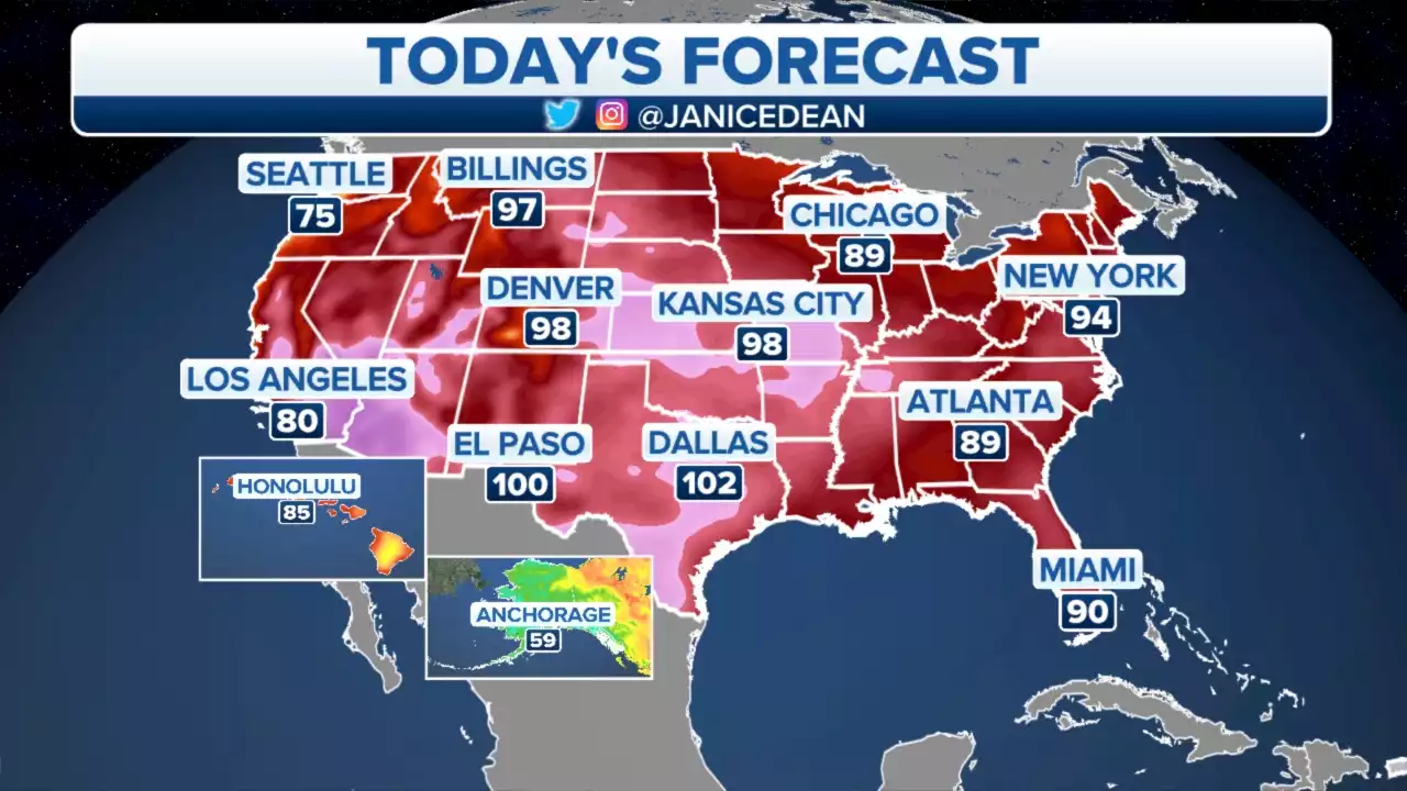 South, Midwest forecast to see more heat