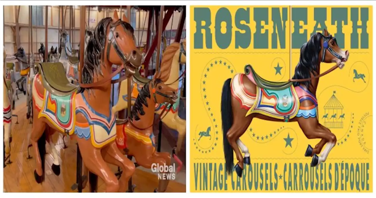 Roseneath Carousel appears on Canada Post stamps that salute vintage carousels - Peterborough | Globalnews.ca