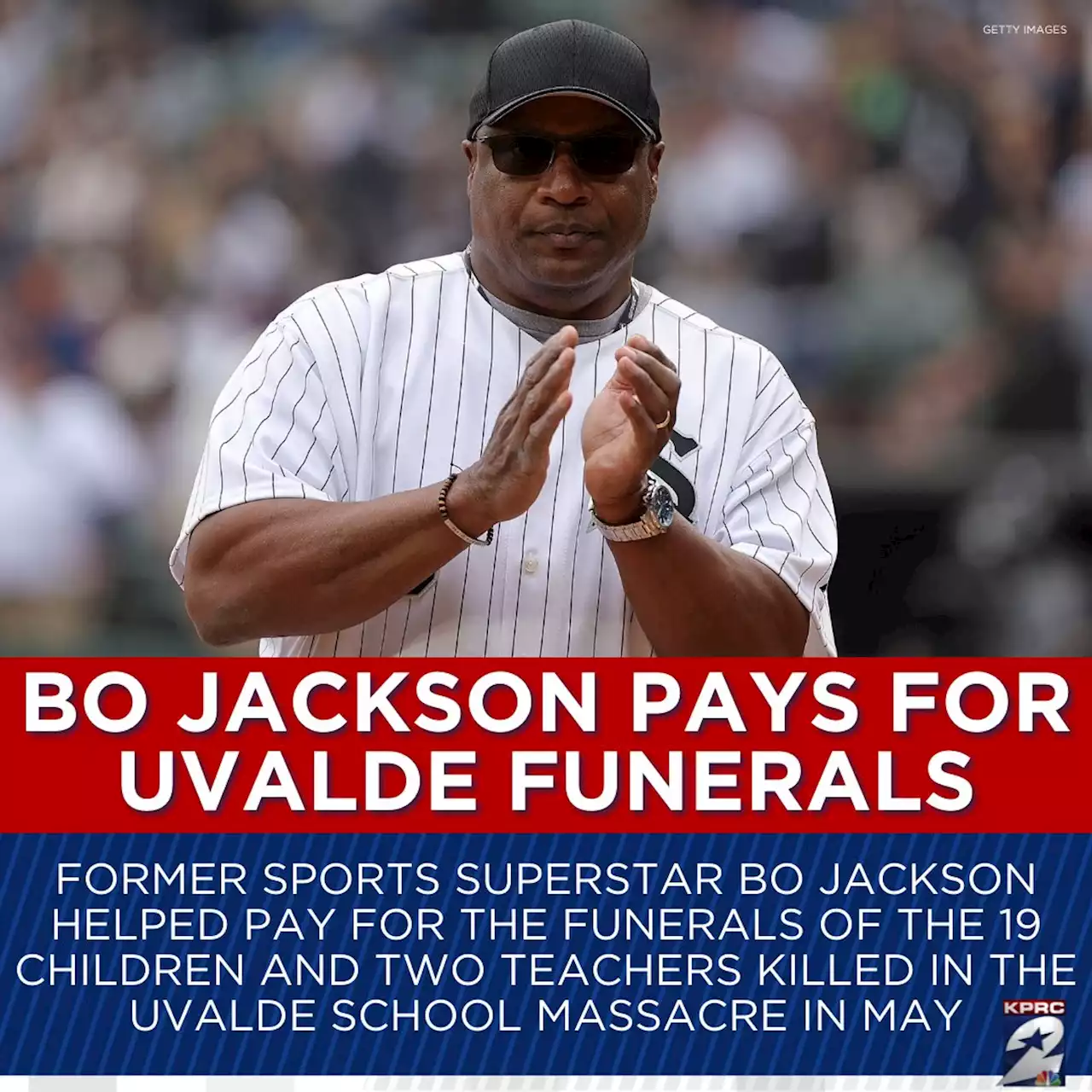 Touched by Uvalde, Bo Jackson donated to pay for funerals