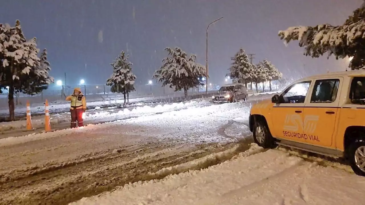 Alerta por nieve en tres provincias