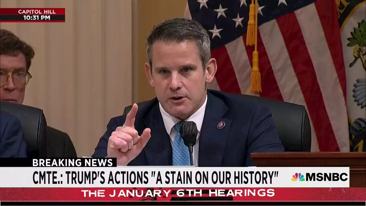 Rep. Kinzinger: Trump’s conduct on Jan. 6 was a 'supreme violation of his oath of office'