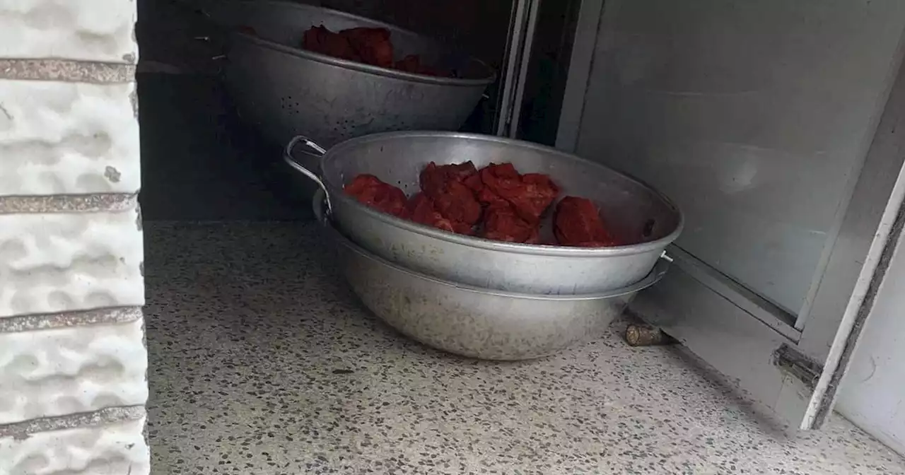 Chinese takeaway responds after raw meat left in bowls outside