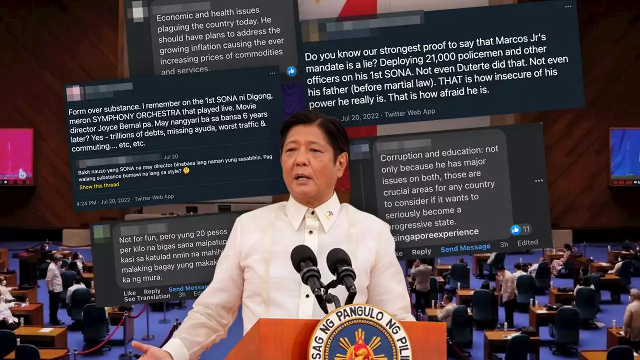 What are Filipinos' expectations, concerns ahead of Marcos' first SONA?