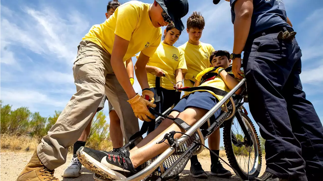 Photos: Camp Nitro firefighting camp for teens in Green Valley area