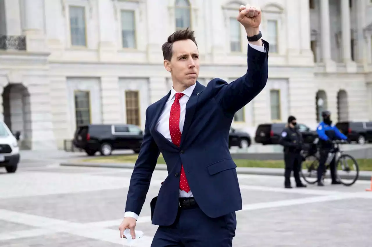 Josh Hawley seen fleeing pro-Trump mob he ‘riled up’ with fist salute in newly released Jan. 6 footage