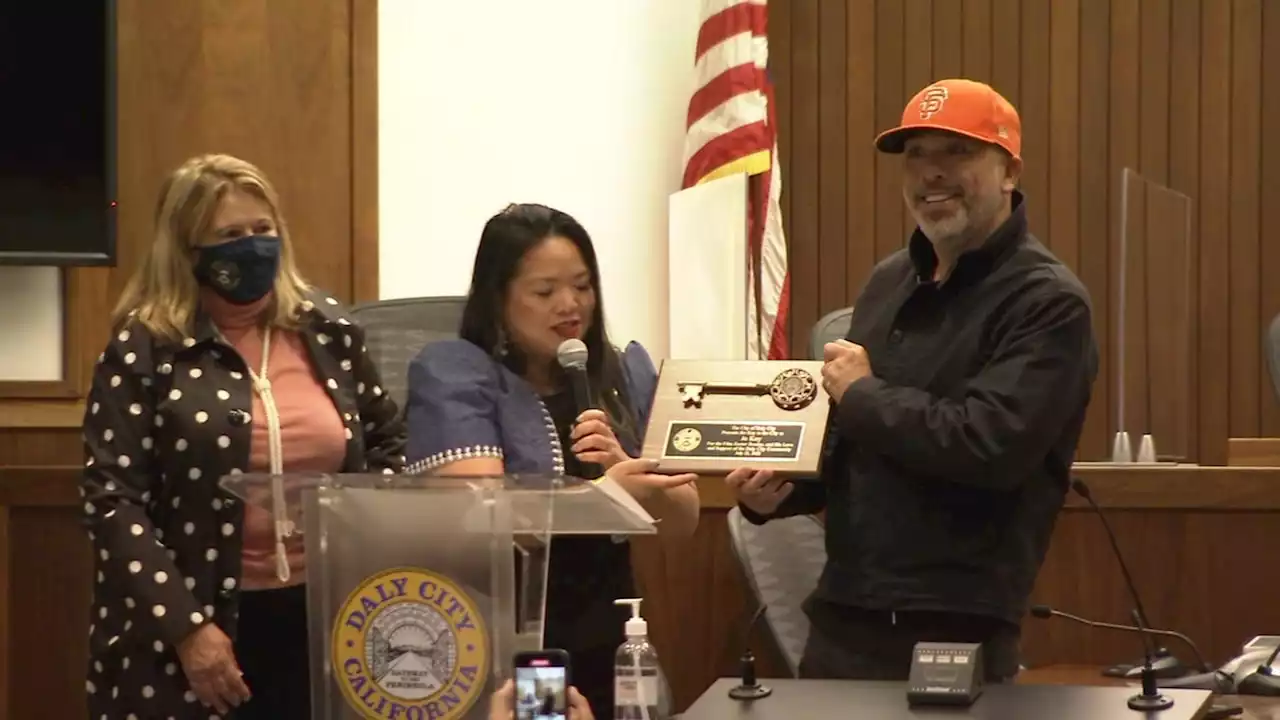 Comedian Jo Koy receives key to Daly City for upcoming film 'Easter Sunday'