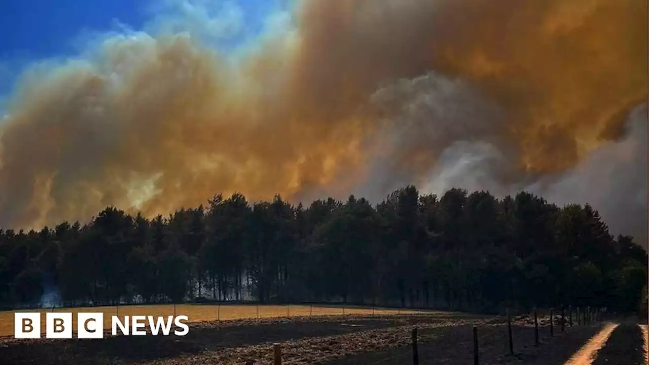 Blidworth wildfire crews leave blaze after three days