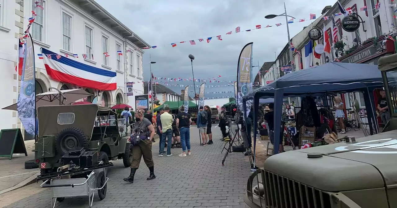 NI town transformed into set for filming of new Pierce Brosnan movie