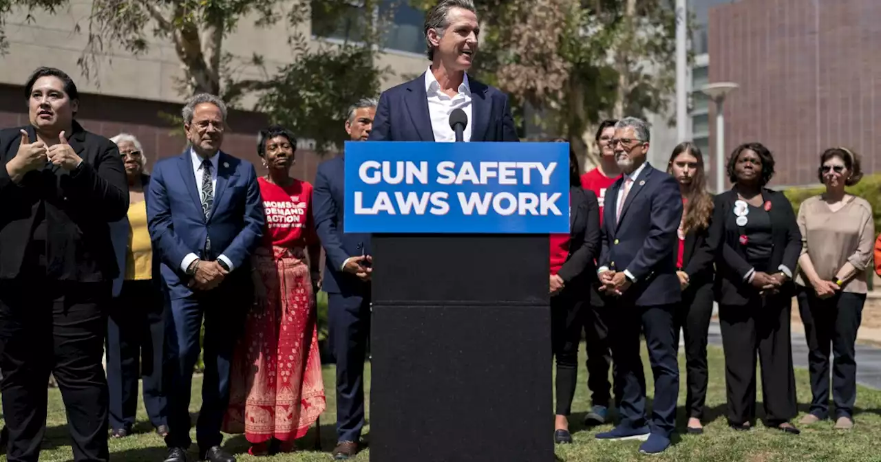 Newsom signs gun bill modeled after Texas abortion law