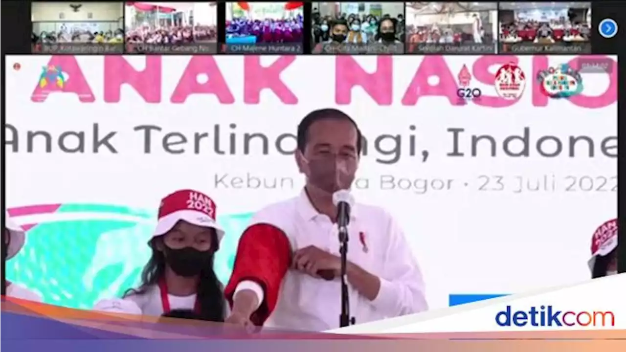 Momen Jokowi Ajak Anak-anak Main Sulap di Hari Anak Nasional 2022