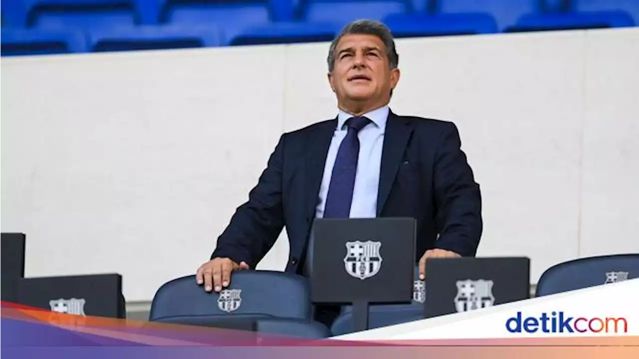 Jelang Barcelona Vs Real Madrid, Laporta Muncul di Layar Iklan Las Vegas