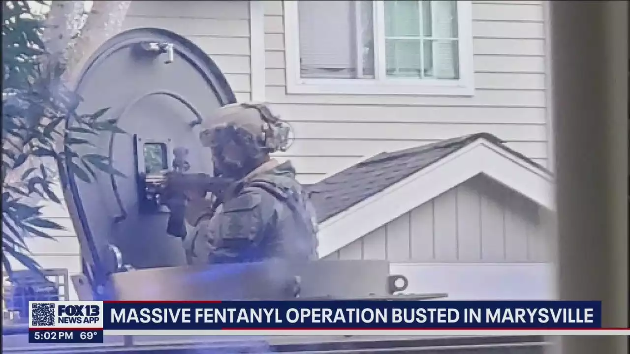 2 Marysville residents arrested, accused of having fentanyl pill manufacturing lab