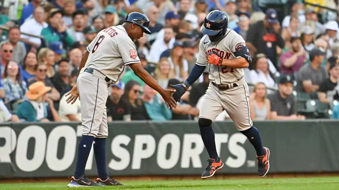 Mariners win streak snapped at 14 after 5-2 loss to Astros