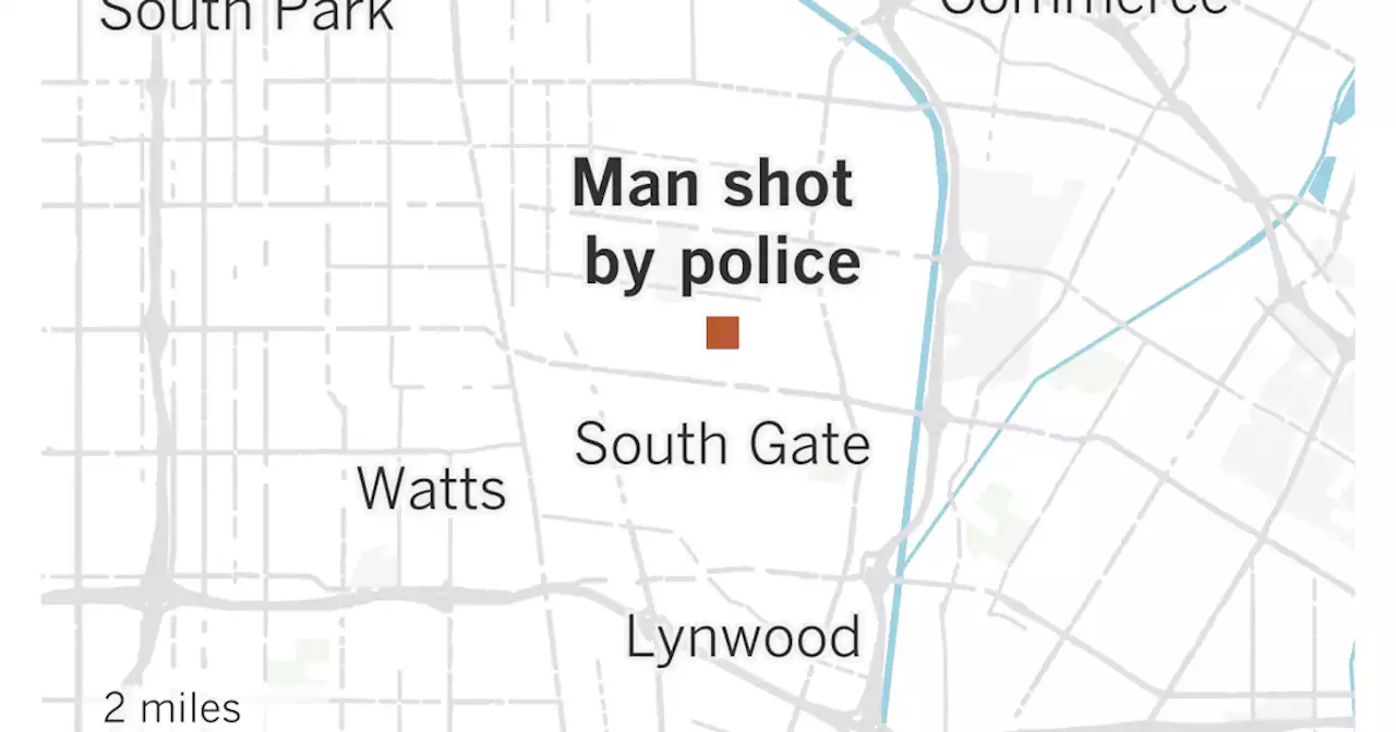 Man hospitalized after being shot by South Gate police