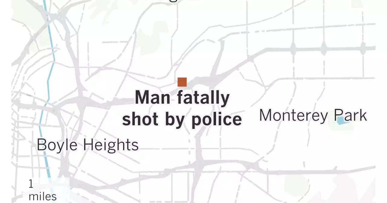 Man shot, killed by Los Angeles police near Cal State L.A.