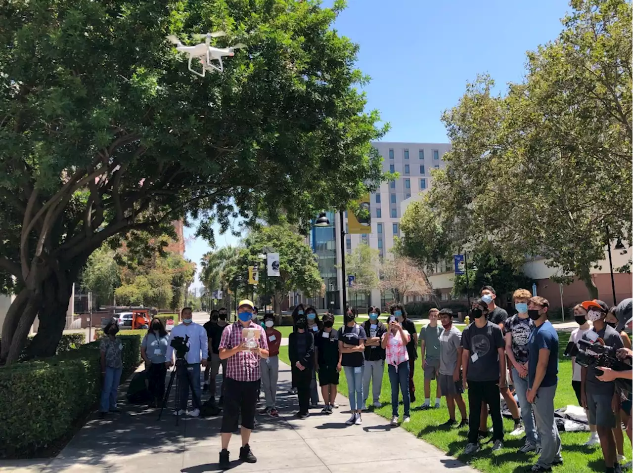 Bay Area high school students get a transportation lesson at San Jose State