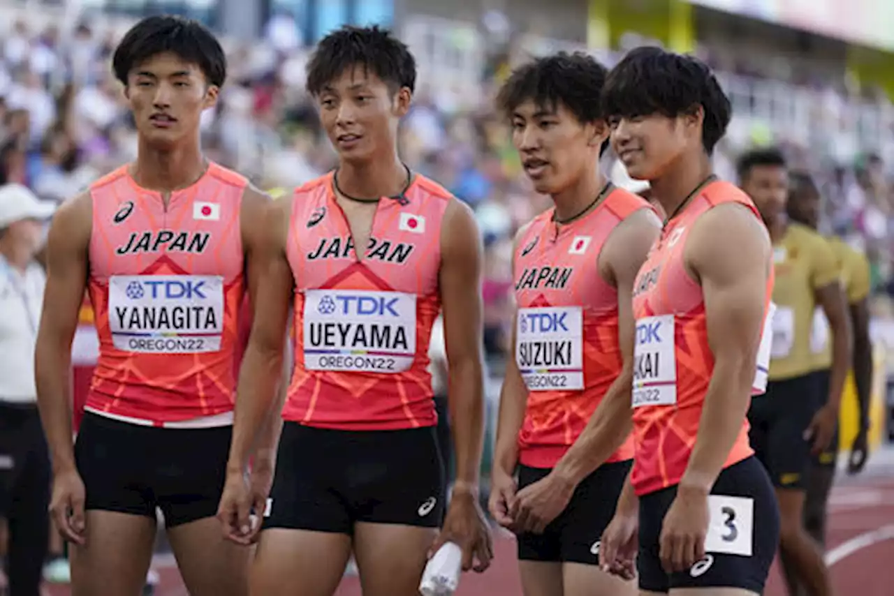 【世界陸上】日本、男子400mリレー予選失格 ２走→３走でバトンミス 上山紘輝「悔しい」 - 陸上 : 日刊スポーツ