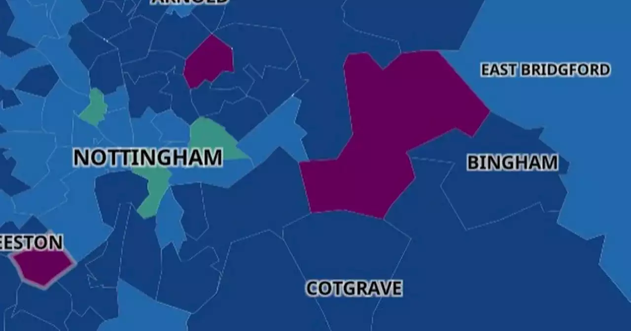 The areas with the highest and lowest Covid rates