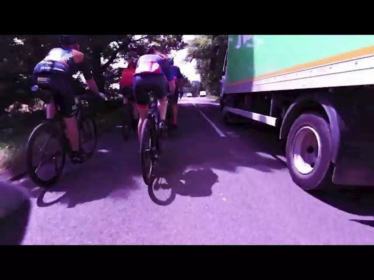 Near Miss of the Day 804: Club run on receiving end of two shocking overtakes