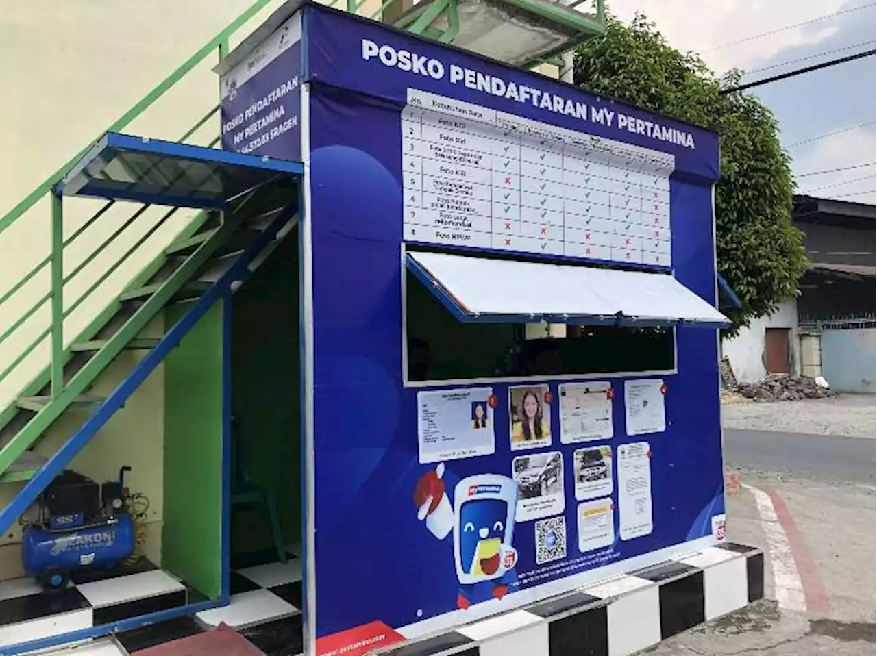 SPBU Tunjungan Sragen Bantu Warga Registrasi MyPertamina