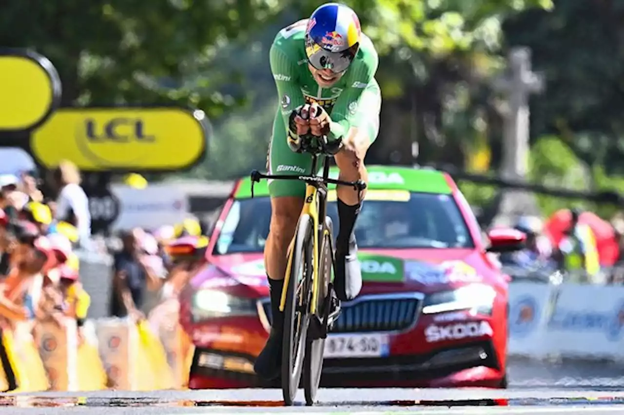 Tour de France: Wout van Aert remporte le chrono de l'avant-dernière étape