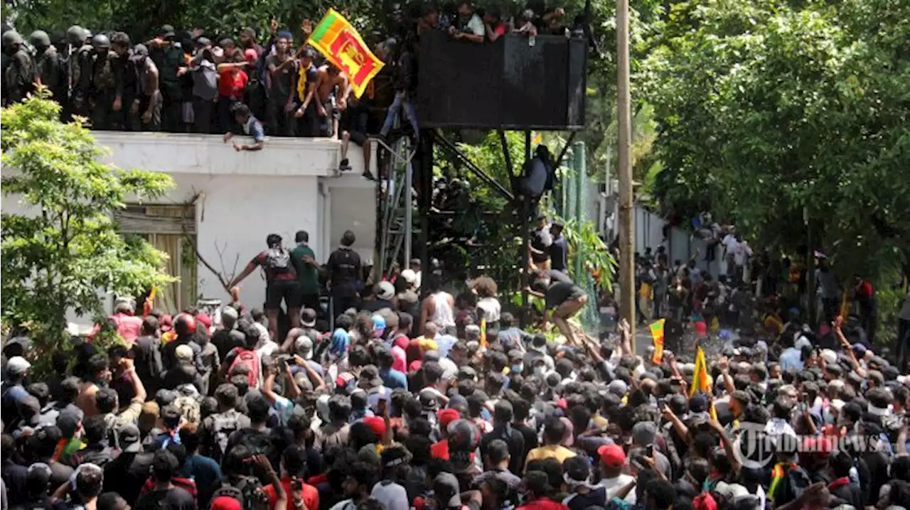 Bantuan Makanan Pokok 220.000 Kg Beras dan 3.000 Kg Susu Bubuk dari India Tiba di Sri Lanka - Tribunnews.com