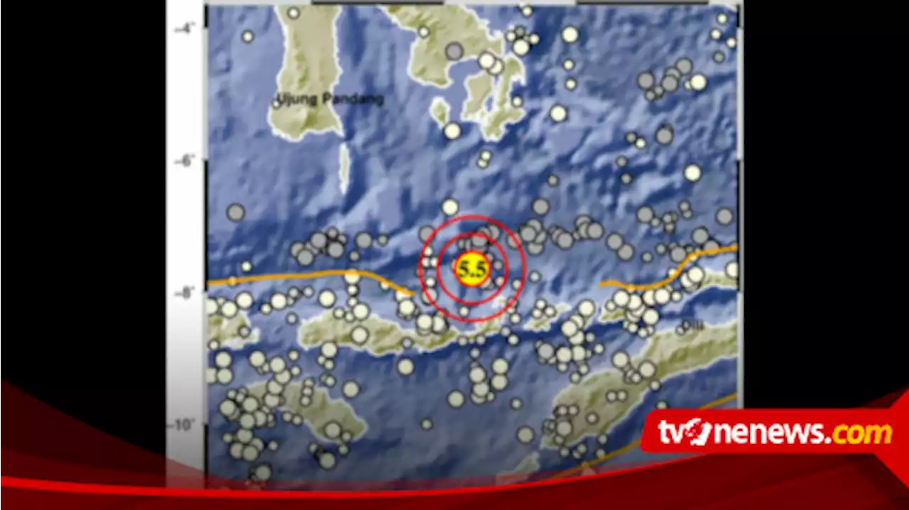 Larantuka NTT Diguncang Gempa dengan Magnitudo 5,5