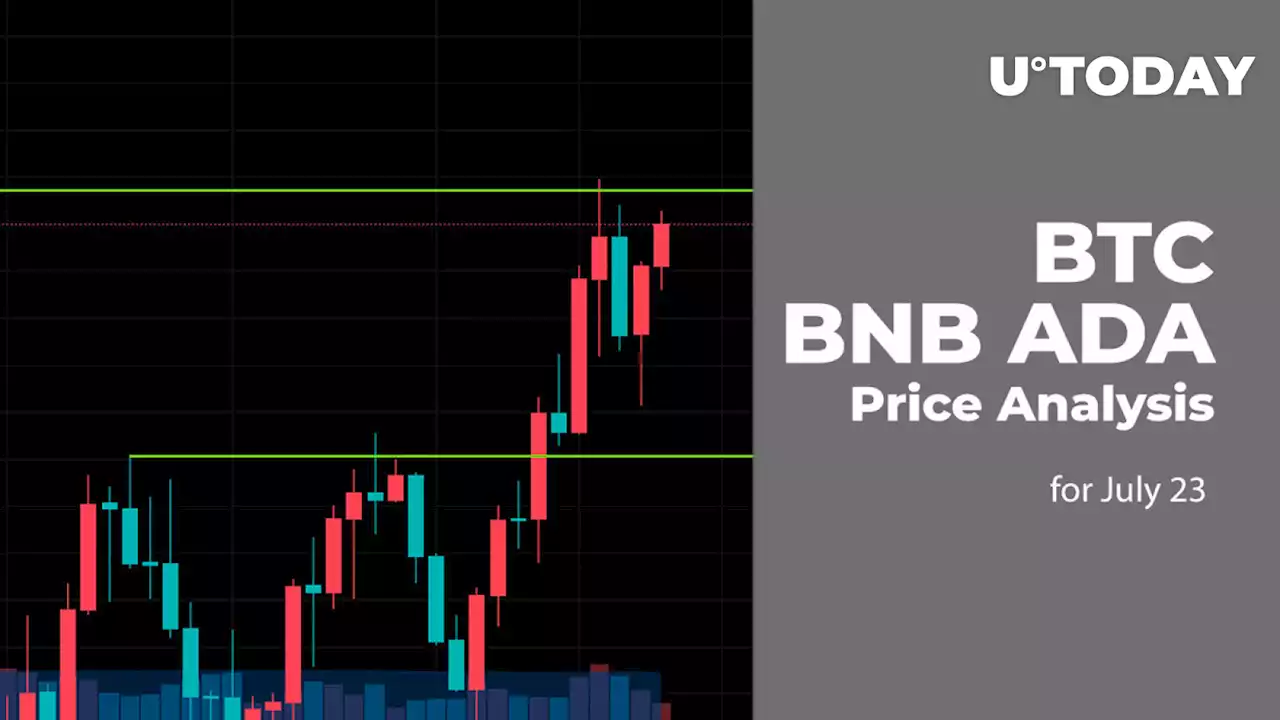 BTC, BNB and ADA Price Analysis for July 23